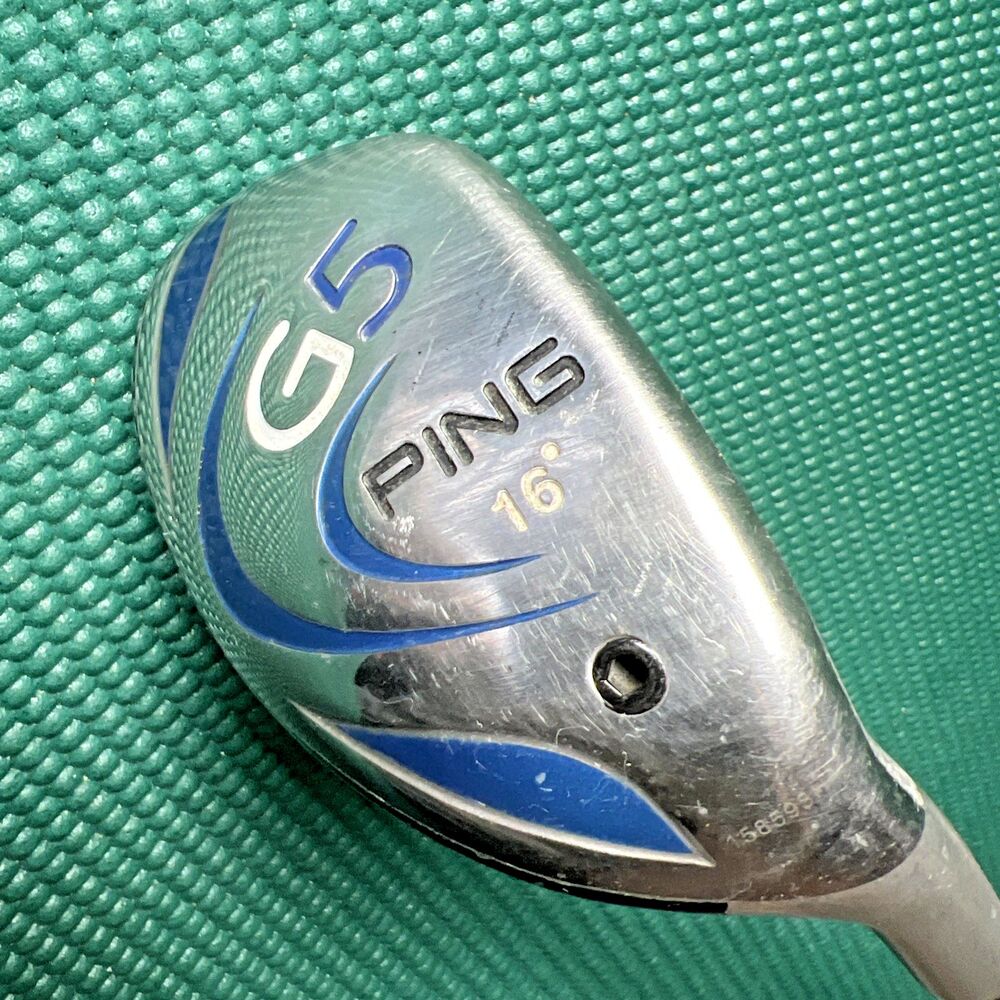 PING G5 Hybrid 16°  Graphite Shaft  TFC 100 Stiff Flex. 38.75" RH